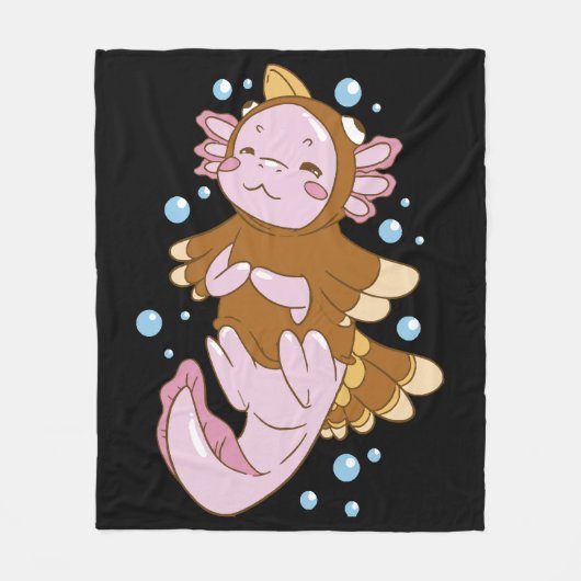 Türkei verschleiert Axolotl Fun Fleecedecke (Vorderseite)
