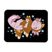 Türkei verschleiert Axolotl Fun Magnet (Horizontal)