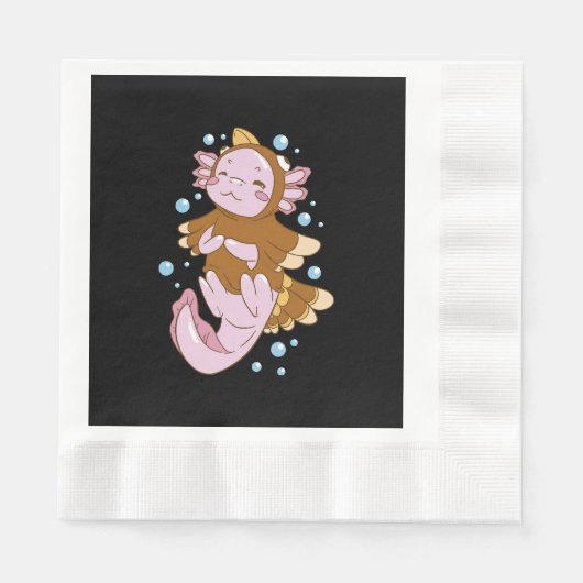 Türkei verschleiert Axolotl Fun Serviette (Vorderseite)
