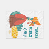 Türkei Vibes only Fleecedecke (Vorderseite (Horizontal))