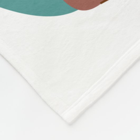 Türkei Vibes only Fleecedecke (Ecke)