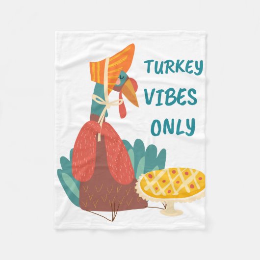Türkei Vibes only Fleecedecke (Vorderseite)