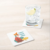 Türkei Vibes only Paper Plate Rechteckiger Pappuntersetzer (Vor Ort)