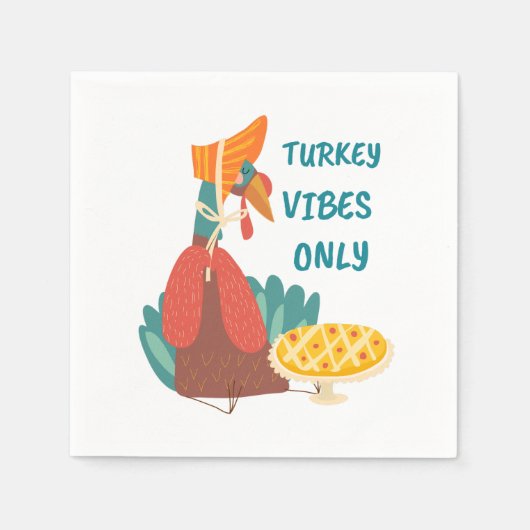 Türkei Vibes only Serviette (Vorderseite)