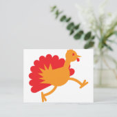 Türkei Vogel auf der Flucht! Postkarte (Stehend Vorderseite)