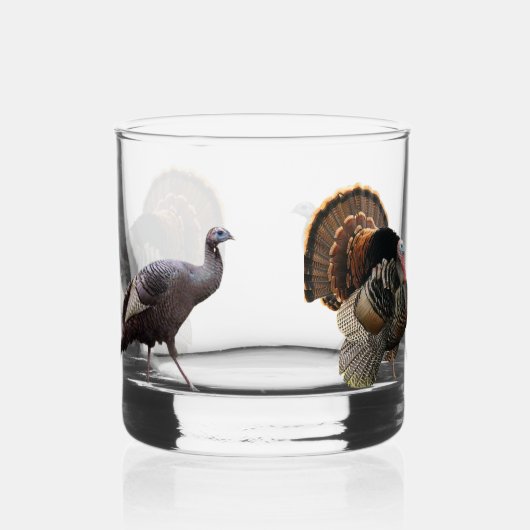 Türkei (Vogel) Whiskyglas (Vorderseite)