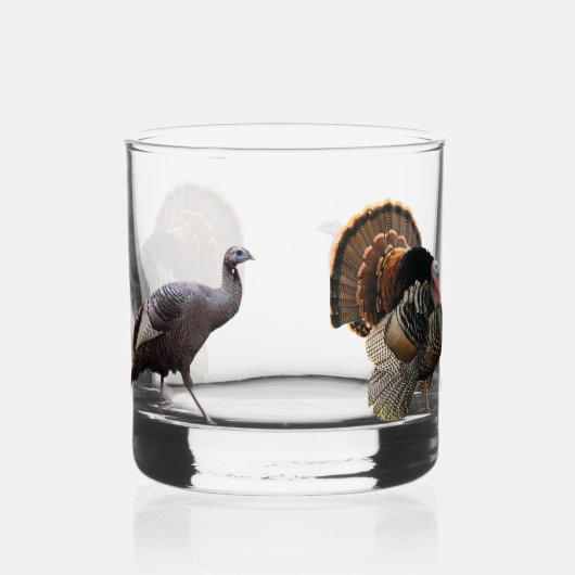 Türkei (Vogel) Whiskyglas (Rückseite)