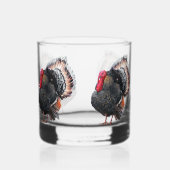 Türkei (Vogel) Whiskyglas (Vorderseite)