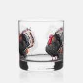 Türkei (Vogel) Whiskyglas (Rückseite)
