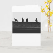 Türkei Vulture Silhouette, Karte (Gelbe Blume)