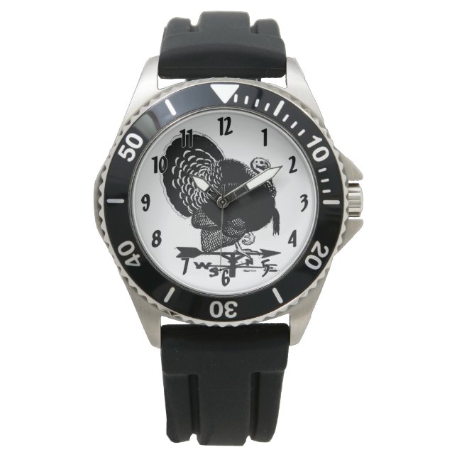 Türkei Weathervane Armbanduhr (Vorderseite)