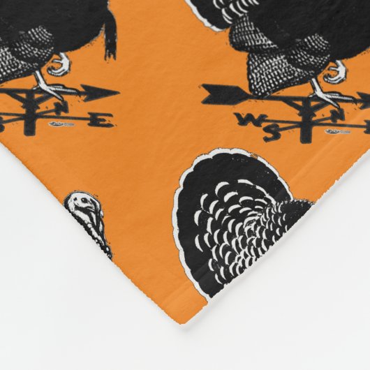 Türkei Weathervane Fleecedecke (Ecke)