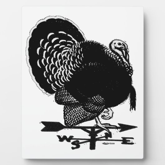 Türkei Weathervane Fotoplatte (Vorderseite)