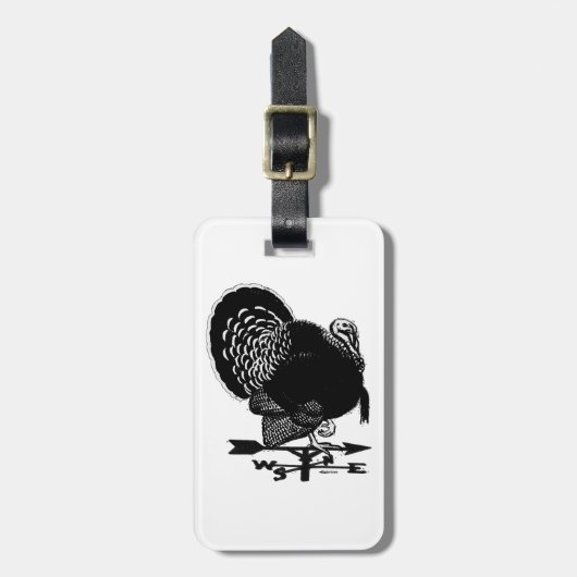 Türkei Weathervane Gepäckanhänger (Vorderseite vertikal)