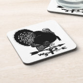 Türkei Weathervane Getränkeuntersetzer (Linke Seite)