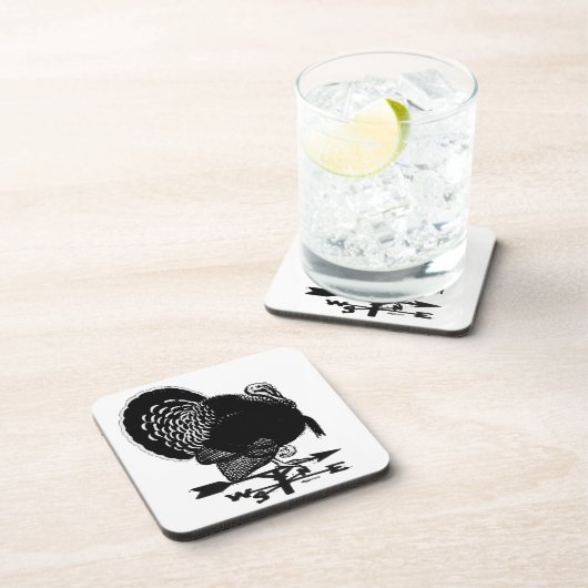 Türkei Weathervane Getränkeuntersetzer (Rechte Seite)