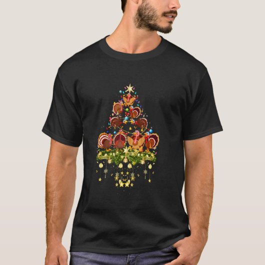 Türkei Weihnachtsbaum Lichter Urlaub Türkei T-Shirt (Vorderseite)