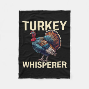 Türkei Whisperer-Putenjagd-Truthühner Jagdsee Fleecedecke