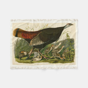 Türkei Wild Audubon Bird Painting Fleecedecke