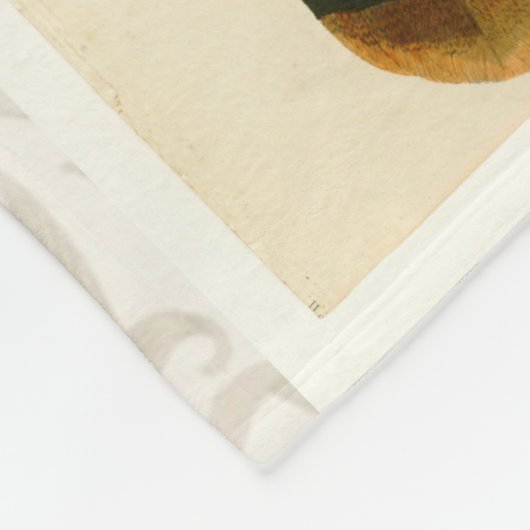 Türkei Wild Audubon Bird Painting Fleecedecke (Ecke)