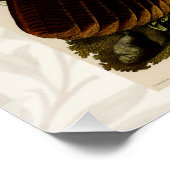 Türkei Wild Audubon Bird Painting Poster (Ecke)