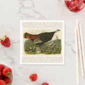 Türkei Wild Audubon Bird Painting Serviette (Beispiel)