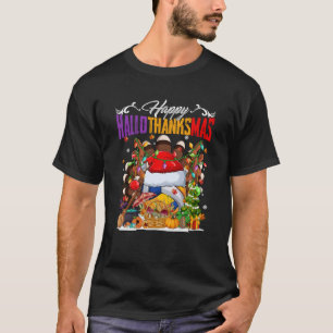 Türkei Witz Volleyball Ball Xmas Lights HalloThan T-Shirt