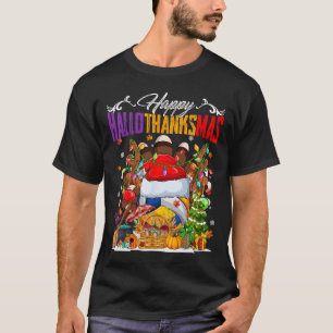 Türkei Witz Volleyball Ball Xmas Lights Hallothan T-Shirt