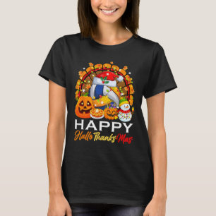 Türkei Witz Volleyball Ball Xmas Lights Hallothan T-Shirt