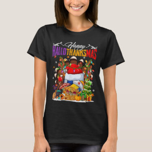Türkei Witz Volleyball Ball Xmas Lights Hallothan T-Shirt