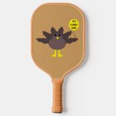 Türkei Zeitlicher Erntedank Pickleball Schläger (Rückseite)