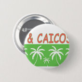 Türken u. Caicos Button (Vorne & Hinten)