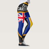 Türken und Caicos-Flagge Leggings (Rechts)