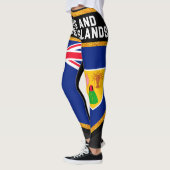 Türken und Caicos-Flagge Leggings (Links)
