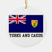 Türken und Caicos Keramik Ornament (Vorne)