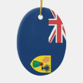 Türken und Caicos Keramikornament (Vorne)