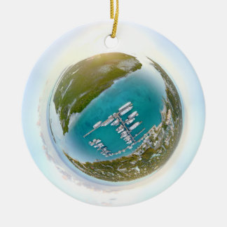 Türken und Caicos von der oben genannten Keramikornament