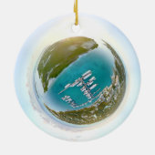 Türken und Caicos von der oben genannten Keramikornament (Hinten)