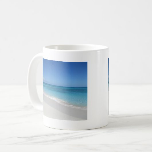 Türken und Caicostraumstrand Kaffeetasse (Vorderseite Links)