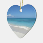 Türken und Caicostraumstrand Keramik Ornament (Links)