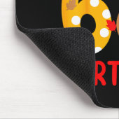 Turkey 6th Birthday Autumn Thanksgiving Party Boy Mousepad (Ecke)