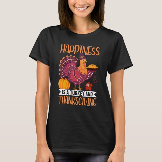 Turkey And Thanksgiving Thanks Giving  Thanksgivin T-Shirt (Vorderseite)