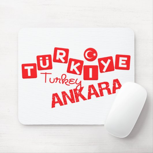 TÜRKEY ANKARA mousepad - anpassen (Mit Mouse)