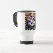 Turkey Biker Funny Reisebecher (Vorderseite Links)