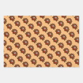 Turkey bird thanksgiving Wrapping Paper Sheets Geschenkpapier Set (Vorderseite 3)