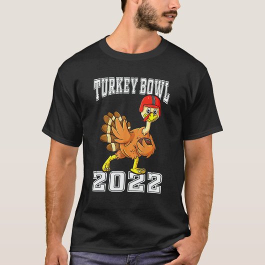 Turkey Bowl 2022 Turkey Football Helmet Football F T-Shirt (Vorderseite)