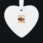 Turkey Chef with Pumpkin Pie Oversized T-Shirt.png Ornament<br><div class="desc">Turkey Chef with Pumpkin Pie Oversized T-Shirt.png</div>