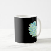 Turkey Chinoiserie Floral Coquette Bow Gobble Than Kaffeetasse (VorderseiteRechts)