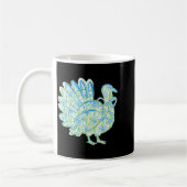 Turkey Chinoiserie Floral Coquette Bow Gobble Than Kaffeetasse (Links)