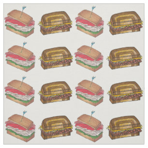 Turkey Club Reuben Diner Deli Sandwich Shop Feinsc Stoff